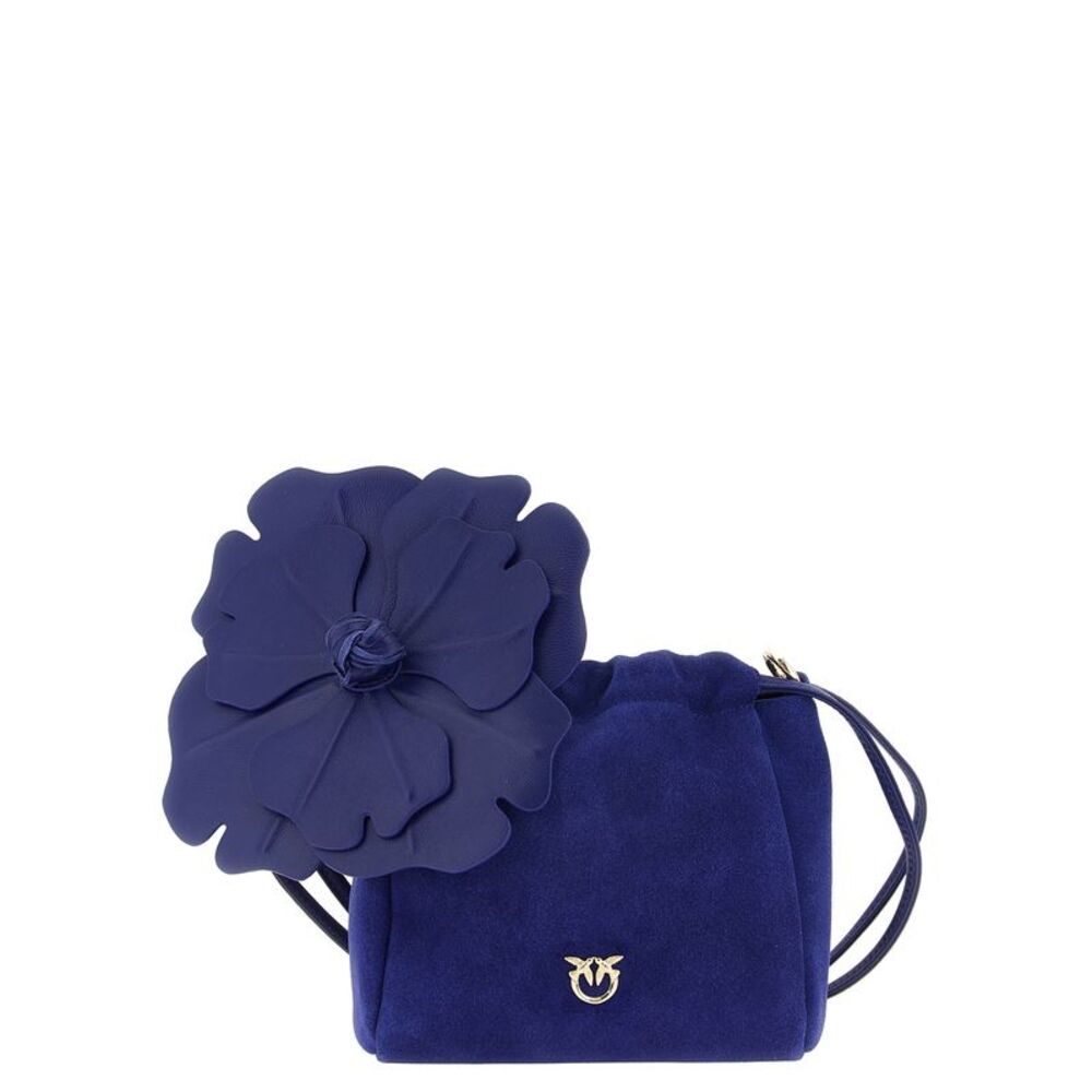 PINKO Blue Lambskin Clutch Women's Bag